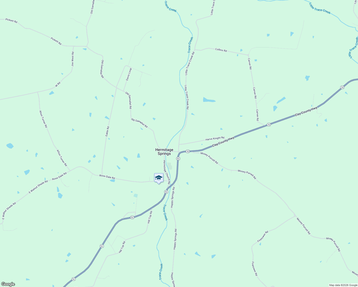map of restaurants, bars, coffee shops, grocery stores, and more near 1184 Little Trace Creek Road in Red Boiling Springs