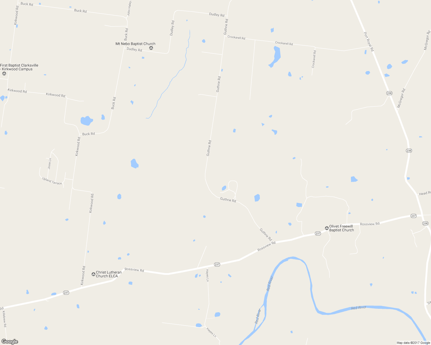 map of restaurants, bars, coffee shops, grocery stores, and more near 3375 Guthrie Road in Clarksville