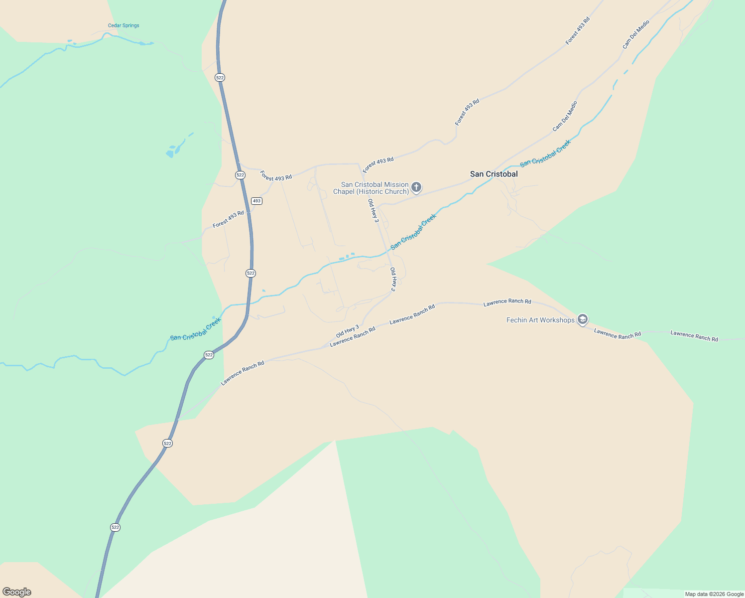 map of restaurants, bars, coffee shops, grocery stores, and more near 16 Carlitos Road in El Prado