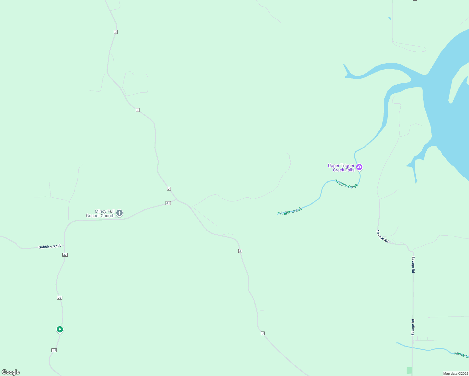map of restaurants, bars, coffee shops, grocery stores, and more near 459 Trigger Cove Road in Kirbyville