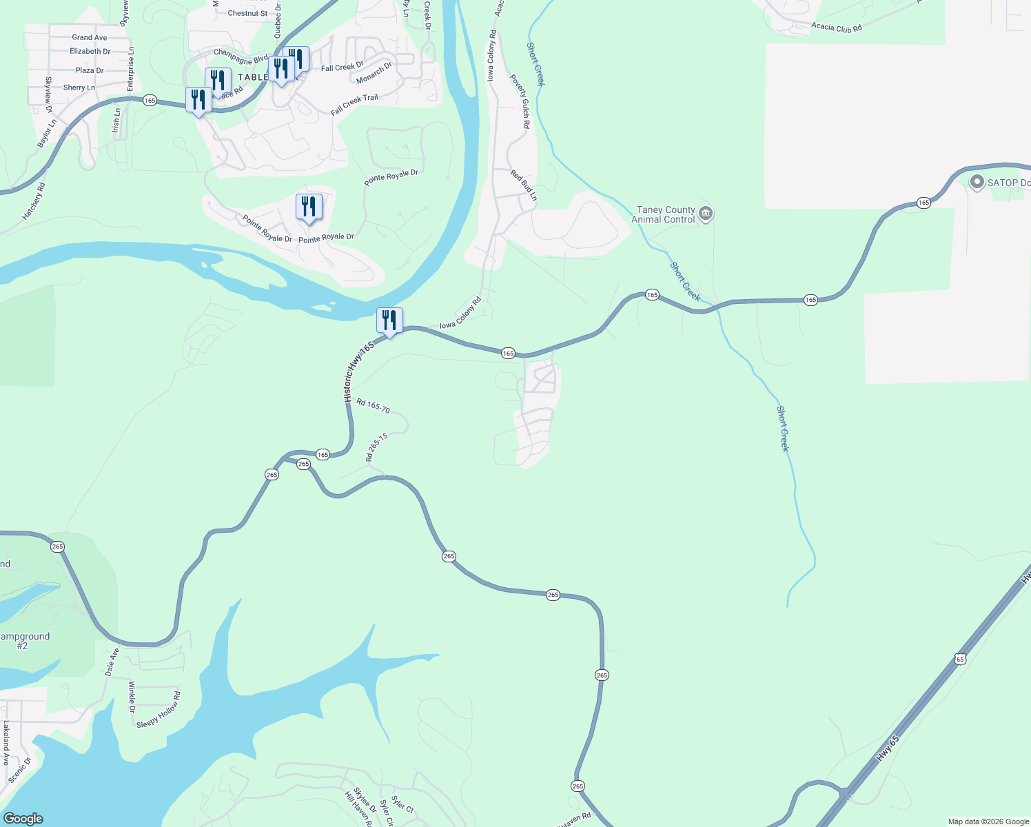 map of restaurants, bars, coffee shops, grocery stores, and more near 130 Pine Woods Village Drive in Hollister
