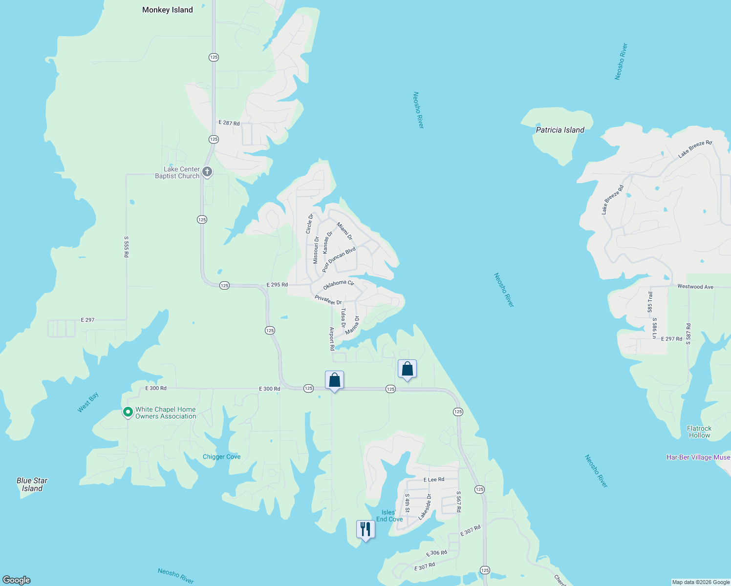 map of restaurants, bars, coffee shops, grocery stores, and more near 4 Privateer Lane in Afton