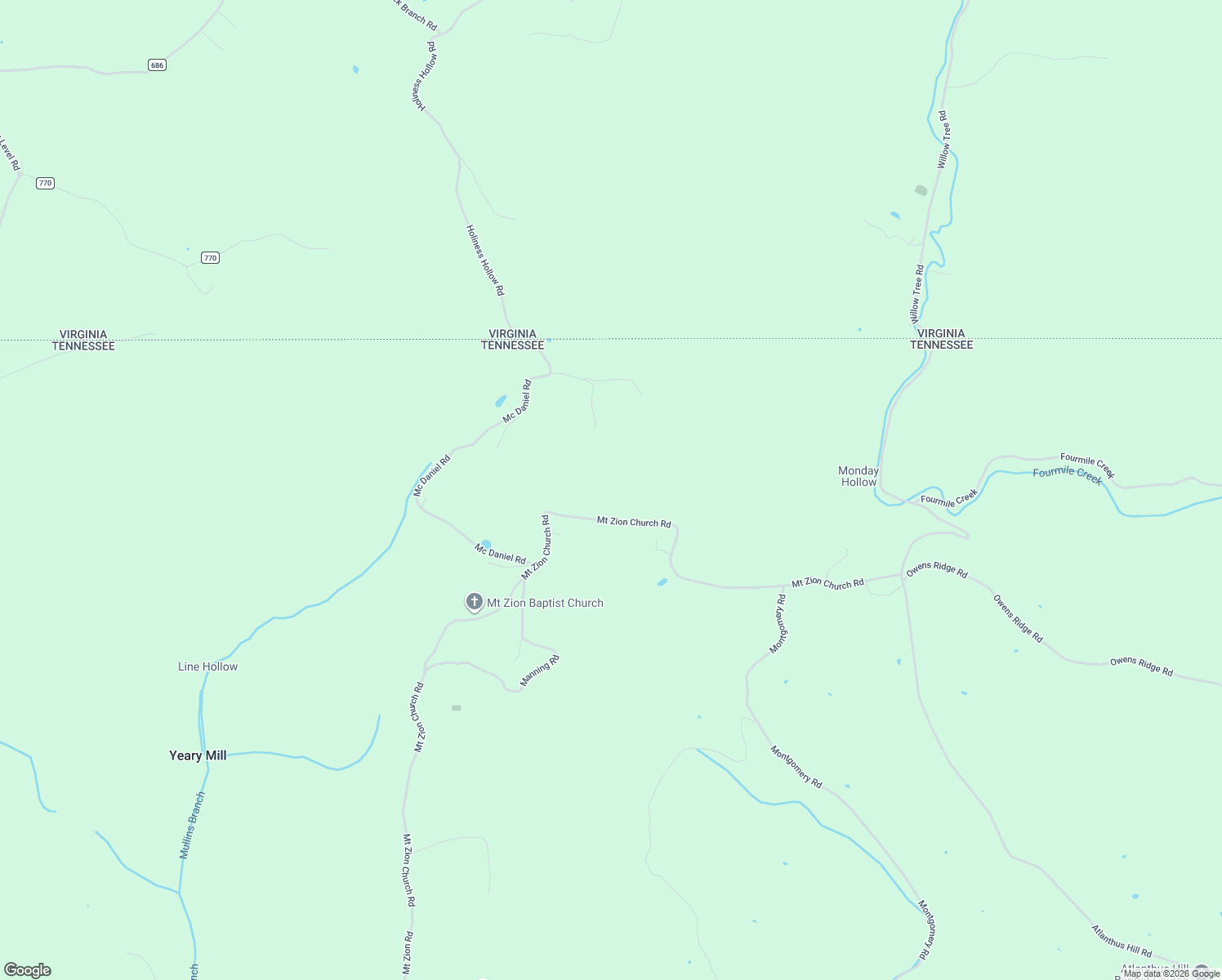 map of restaurants, bars, coffee shops, grocery stores, and more near 1847 Mount Zion Road in Tazewell