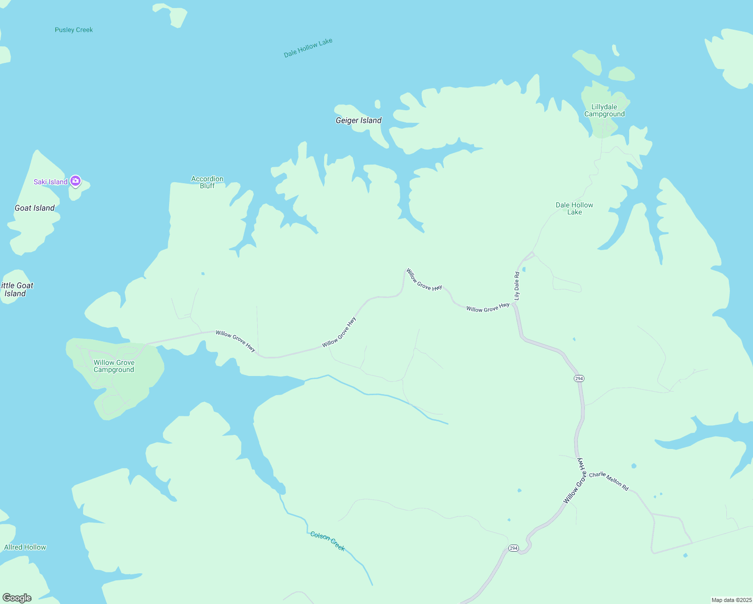 map of restaurants, bars, coffee shops, grocery stores, and more near 9465 Willow Grove Highway in Allons