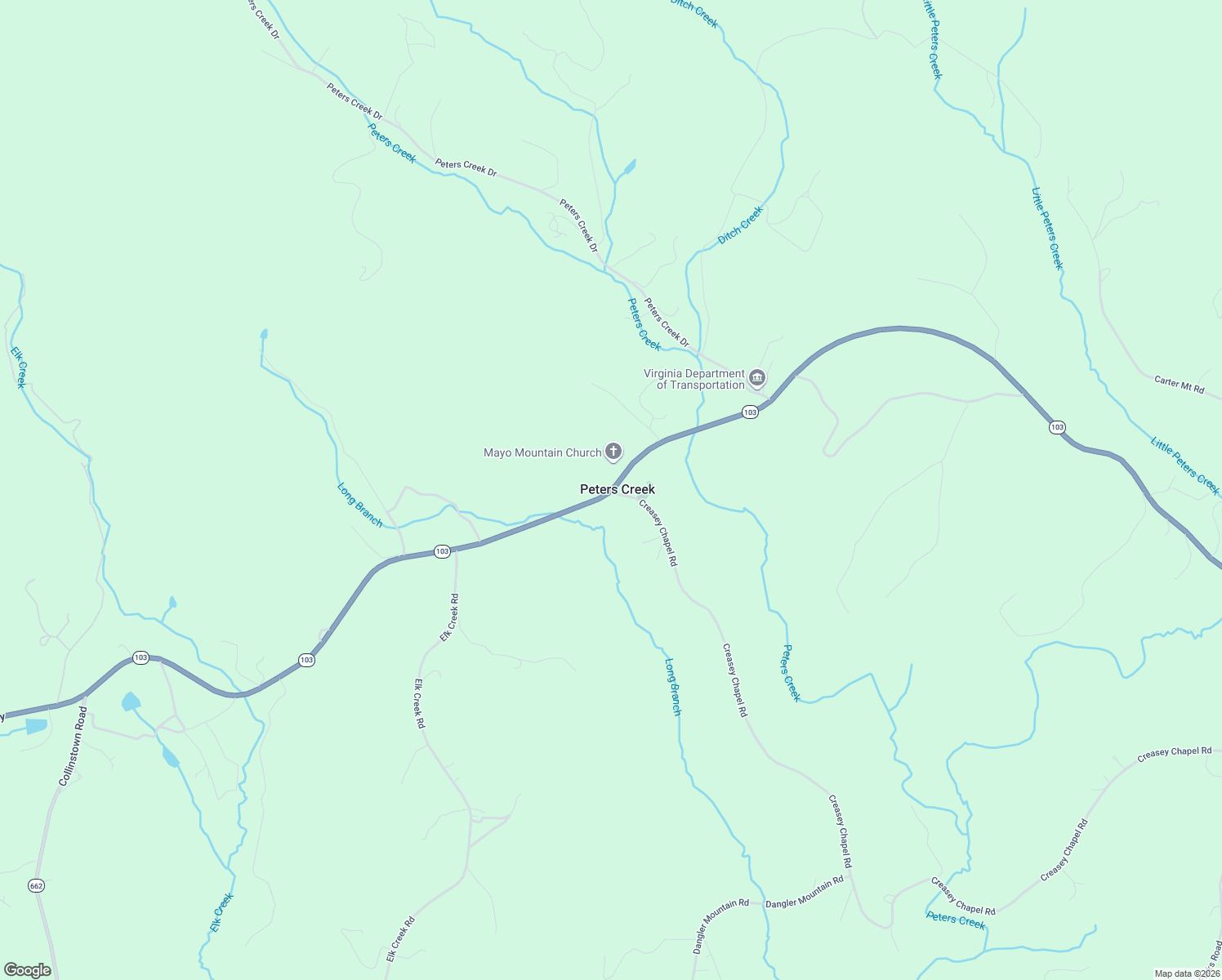 map of restaurants, bars, coffee shops, grocery stores, and more near 1427 Creasey Chapel Road in Stuart