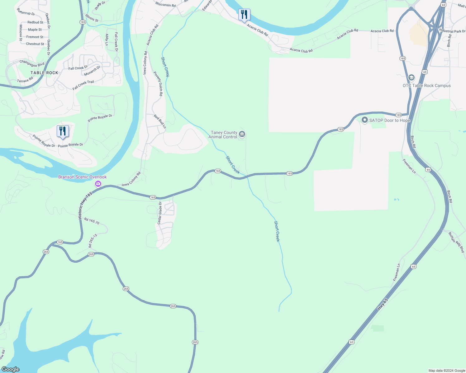 map of restaurants, bars, coffee shops, grocery stores, and more near 161 Bald Eagle Boulevard in Hollister