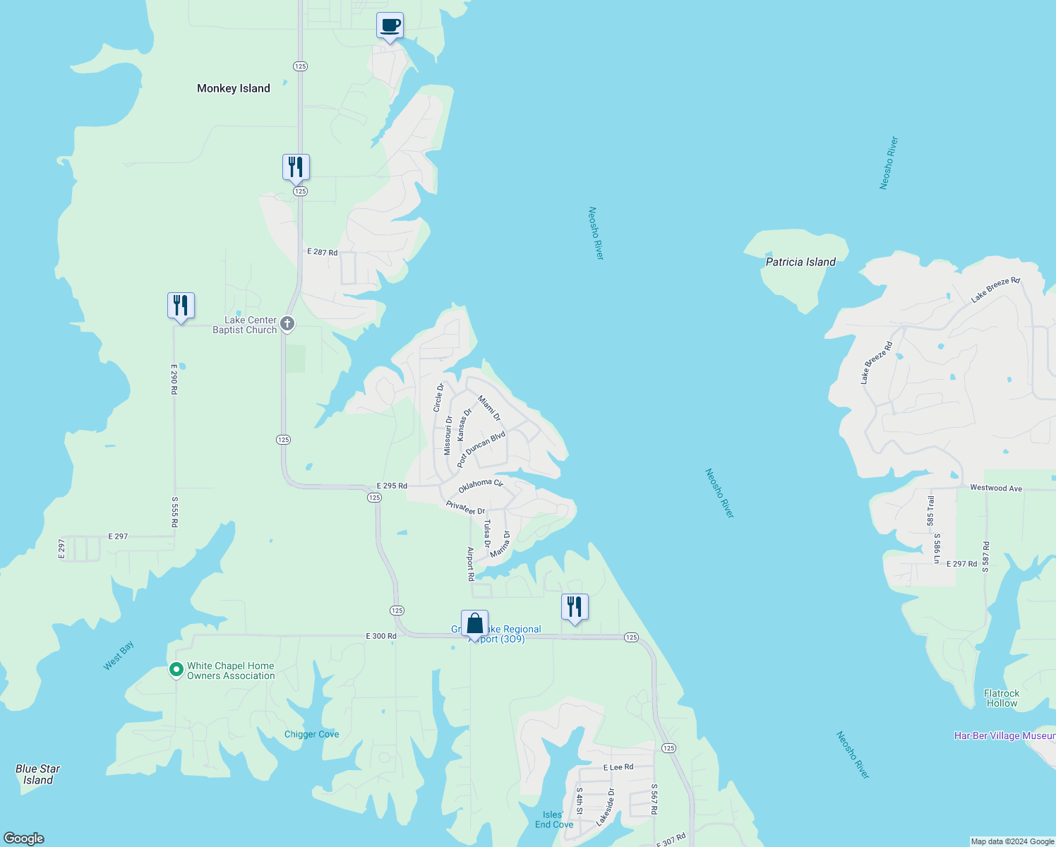 map of restaurants, bars, coffee shops, grocery stores, and more near 100 Circle Drive in Afton