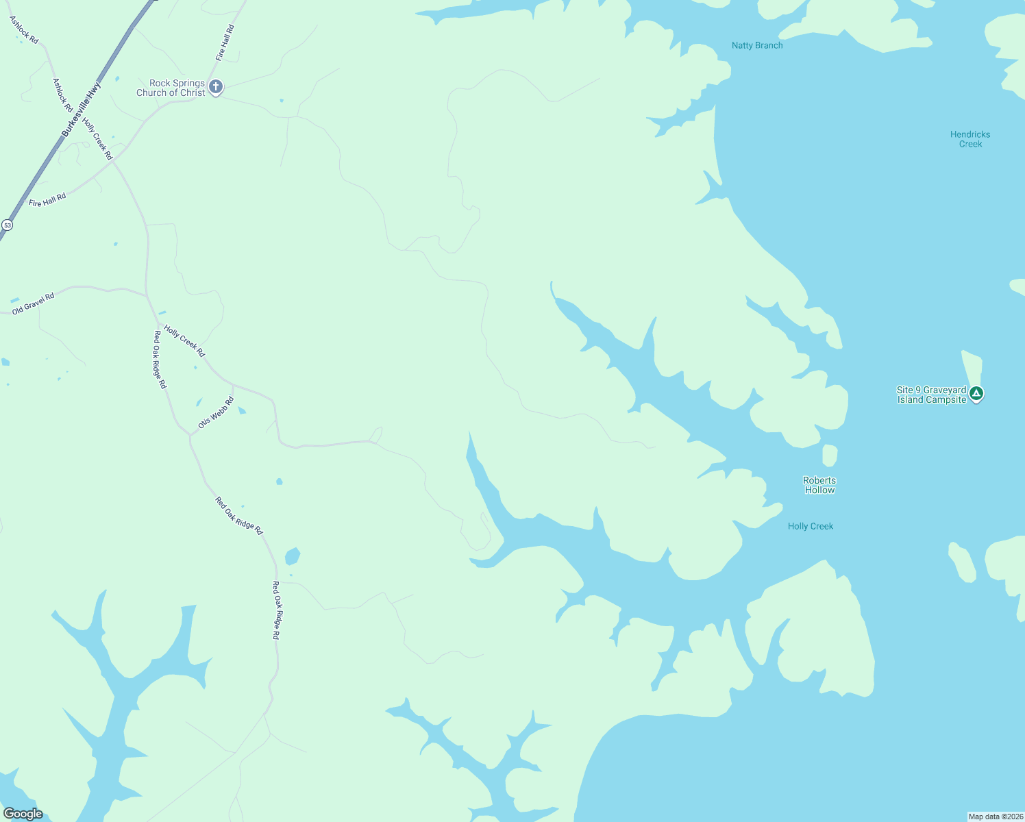 map of restaurants, bars, coffee shops, grocery stores, and more near Holly Creek Road in Celina