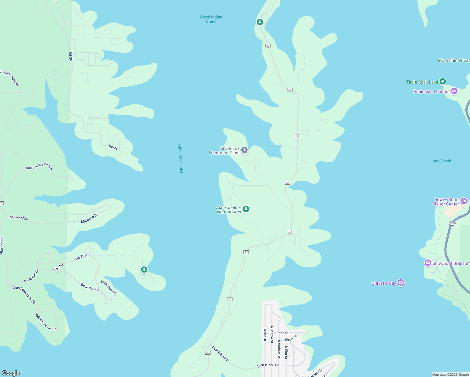 map of restaurants, bars, coffee shops, grocery stores, and more near 516-580 California Lane in Blue Eye