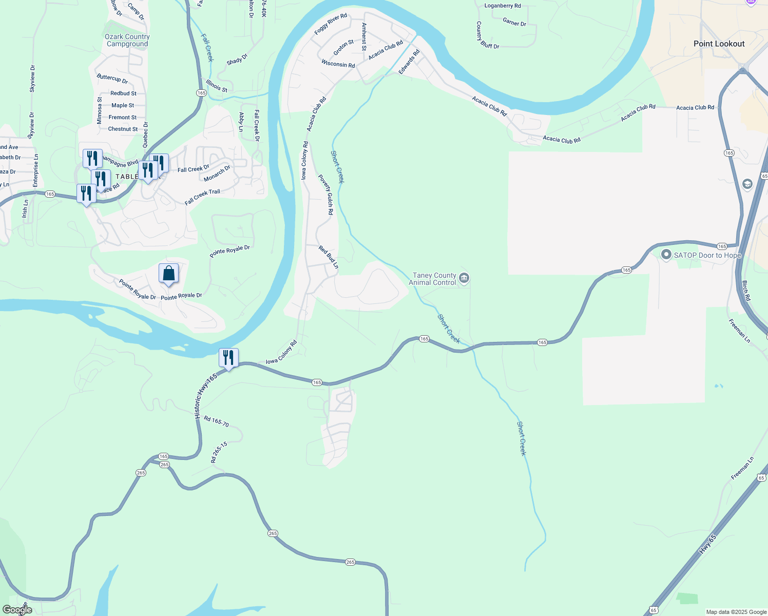 map of restaurants, bars, coffee shops, grocery stores, and more near 701 Fairlawn Drive in Hollister
