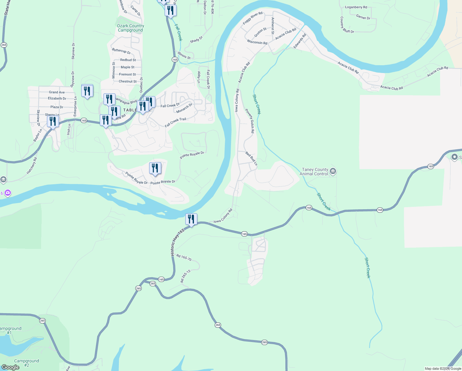 map of restaurants, bars, coffee shops, grocery stores, and more near 890 Iowa Colony Road in Hollister