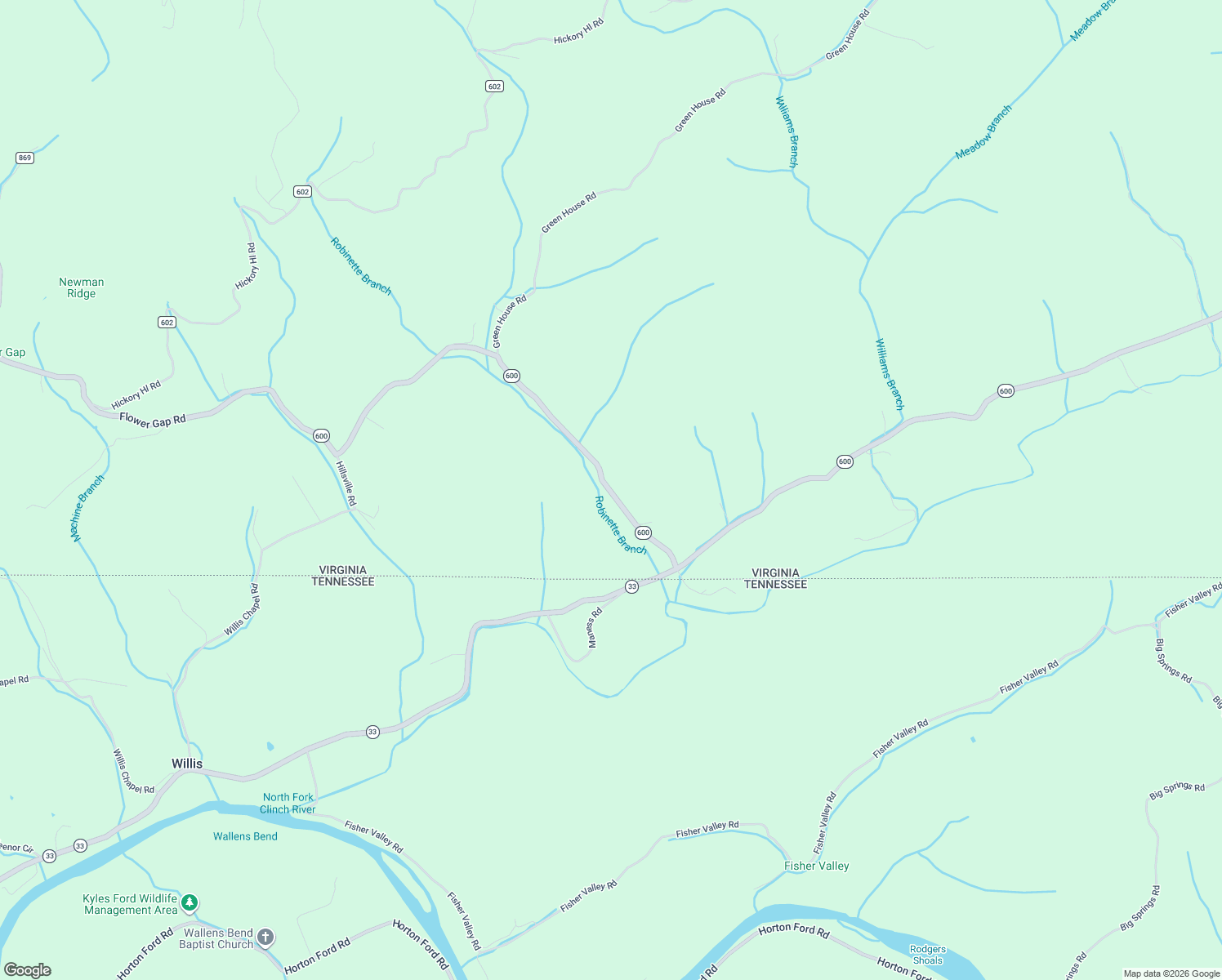 map of restaurants, bars, coffee shops, grocery stores, and more near 5127 Flower Gap Road in Blackwater