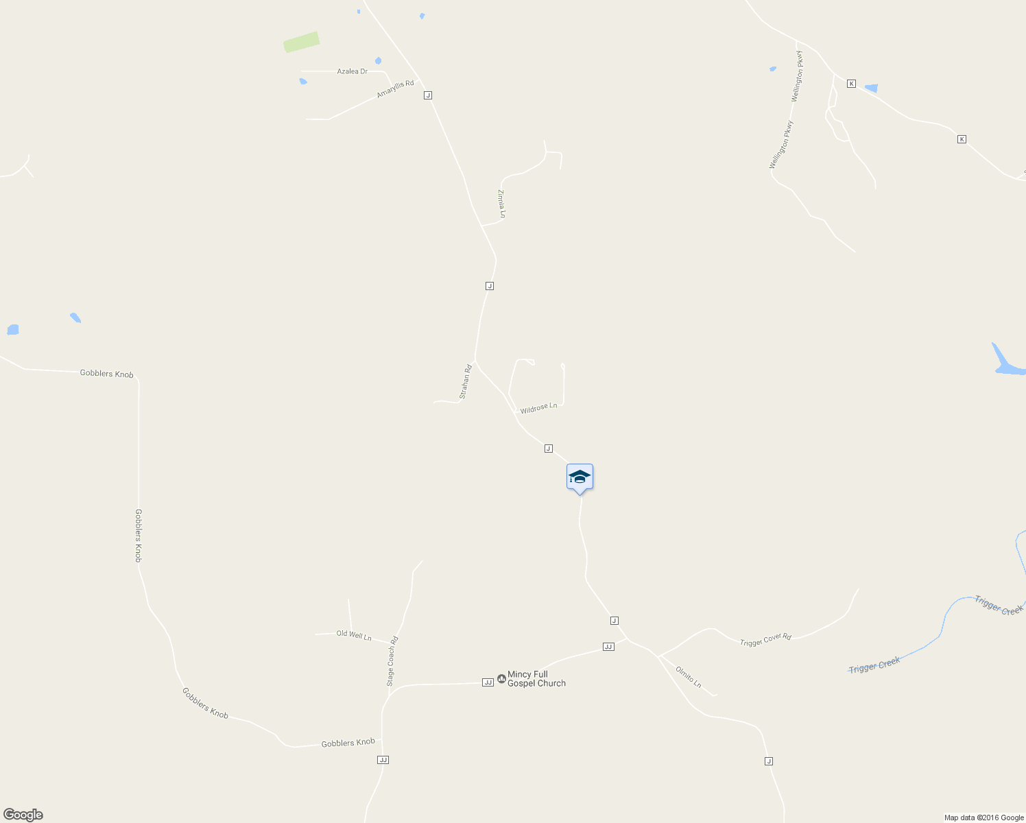 map of restaurants, bars, coffee shops, grocery stores, and more near 2500 State Highway J in Kirbyville