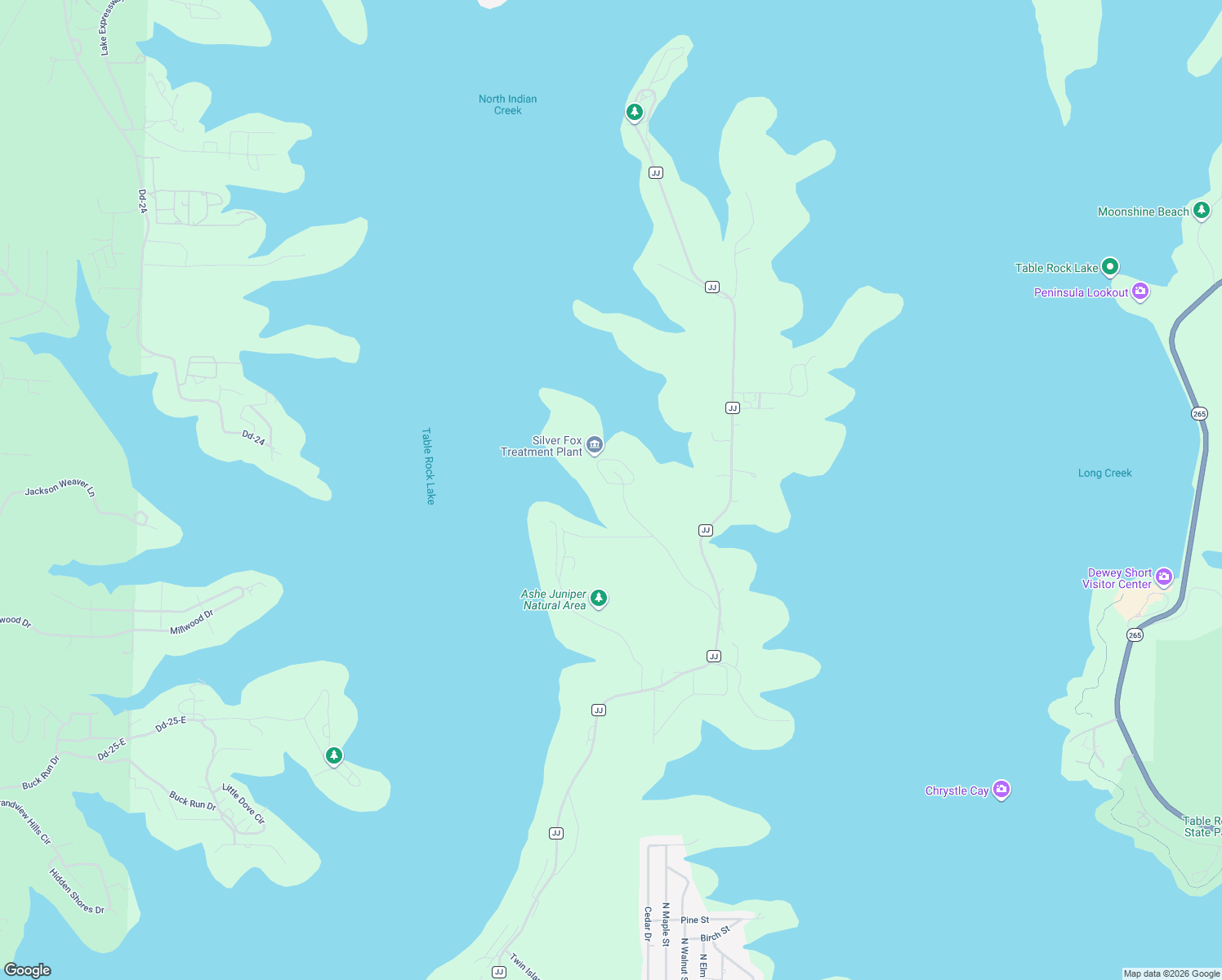 map of restaurants, bars, coffee shops, grocery stores, and more near 520 Jj-30 in Blue Eye