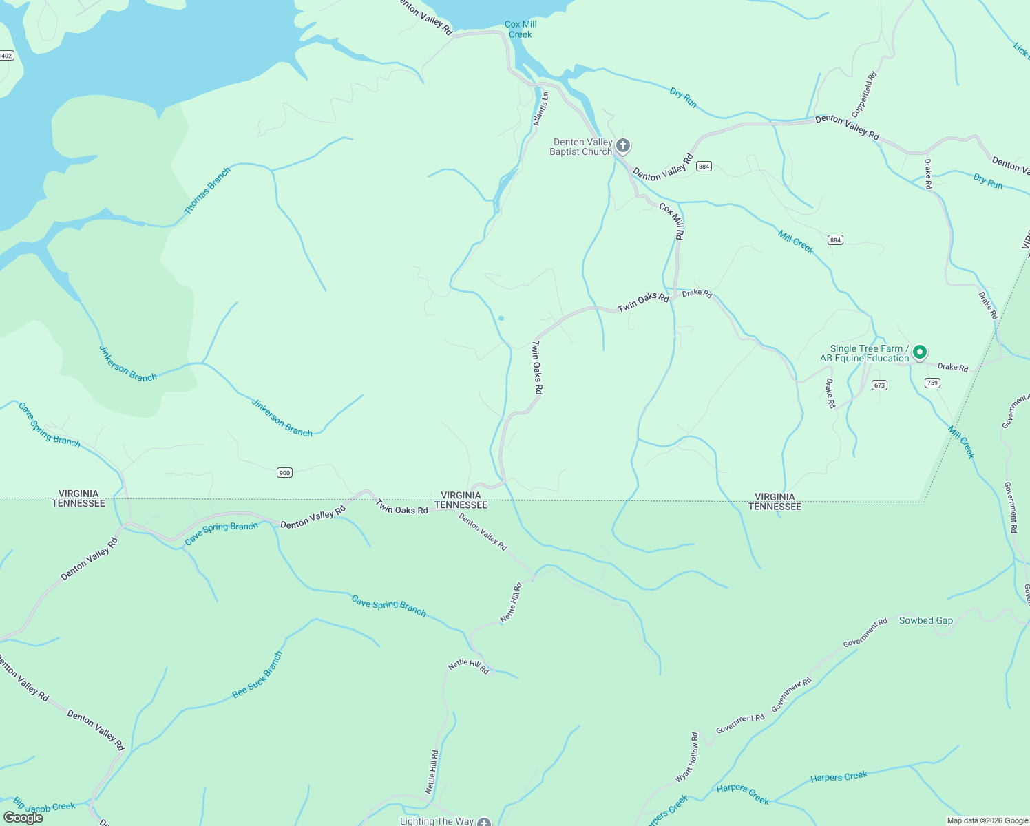 map of restaurants, bars, coffee shops, grocery stores, and more near 22678-22774 County Road 673 in Abingdon