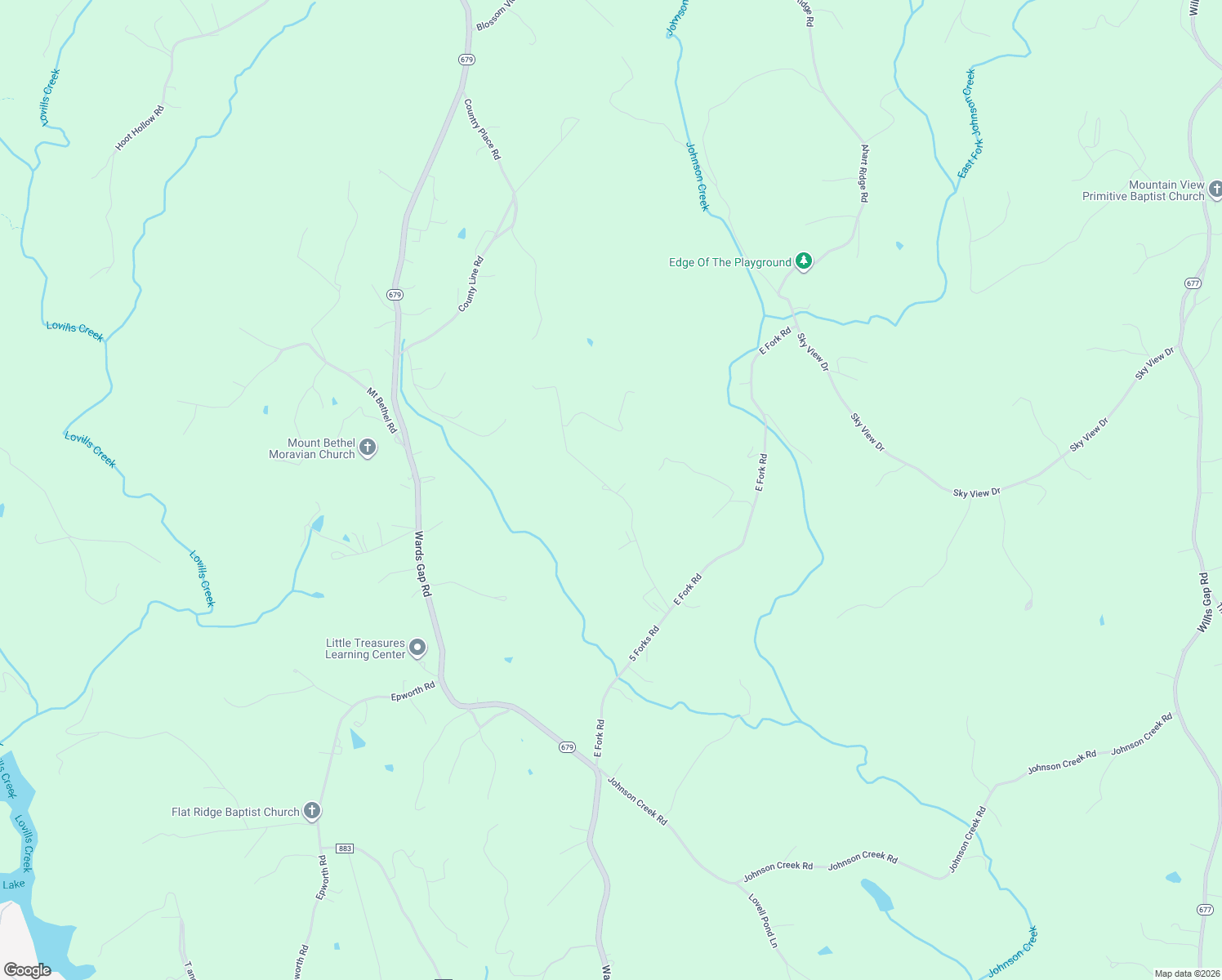 map of restaurants, bars, coffee shops, grocery stores, and more near Deer Ridge Lane in Patrick County