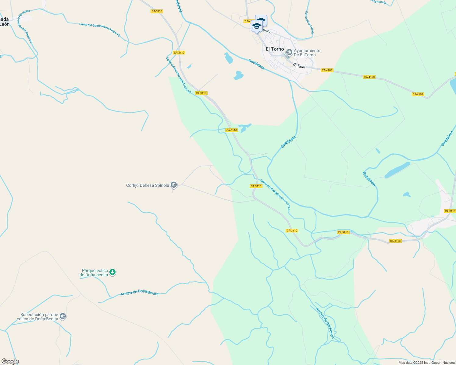 map of restaurants, bars, coffee shops, grocery stores, and more near in Jerez de la Frontera