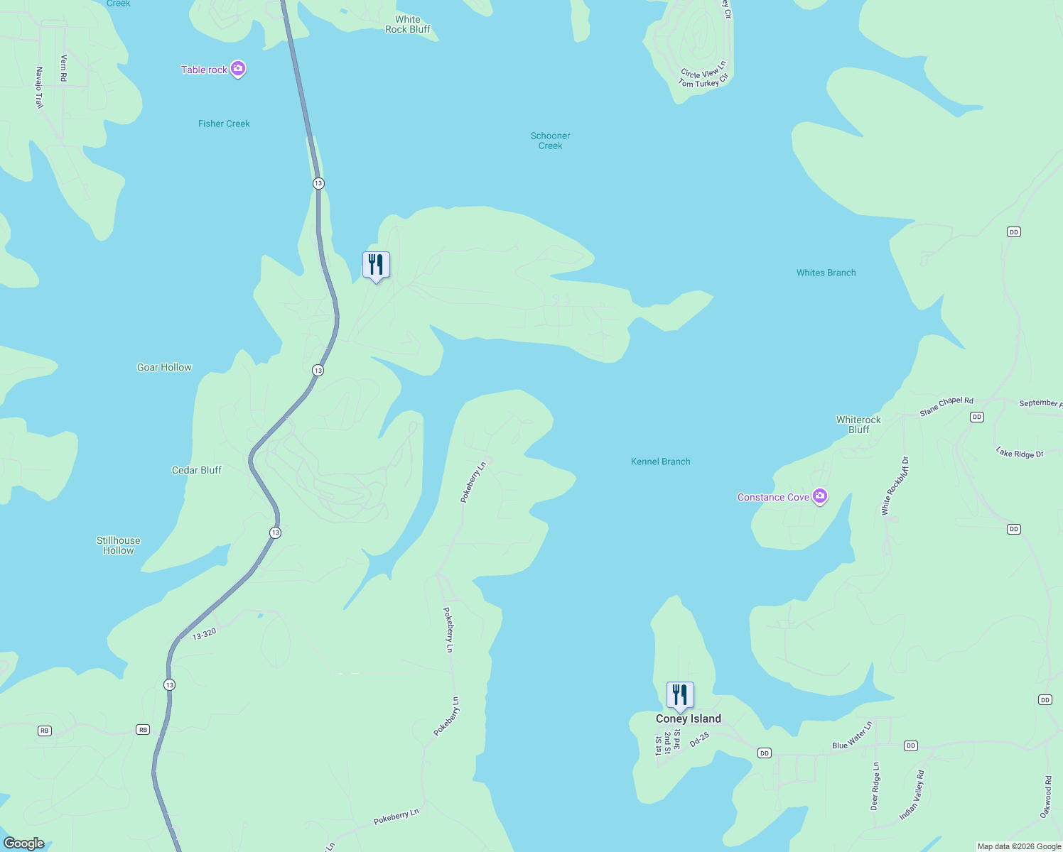 map of restaurants, bars, coffee shops, grocery stores, and more near 2337 13-330 in Lampe