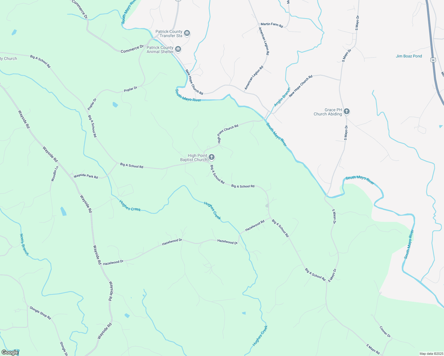 map of restaurants, bars, coffee shops, grocery stores, and more near 2545 Big A School Road in Stuart
