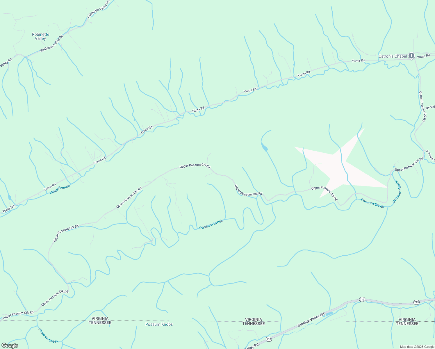 map of restaurants, bars, coffee shops, grocery stores, and more near 7519 Upper Possum Creek Road in Gate City