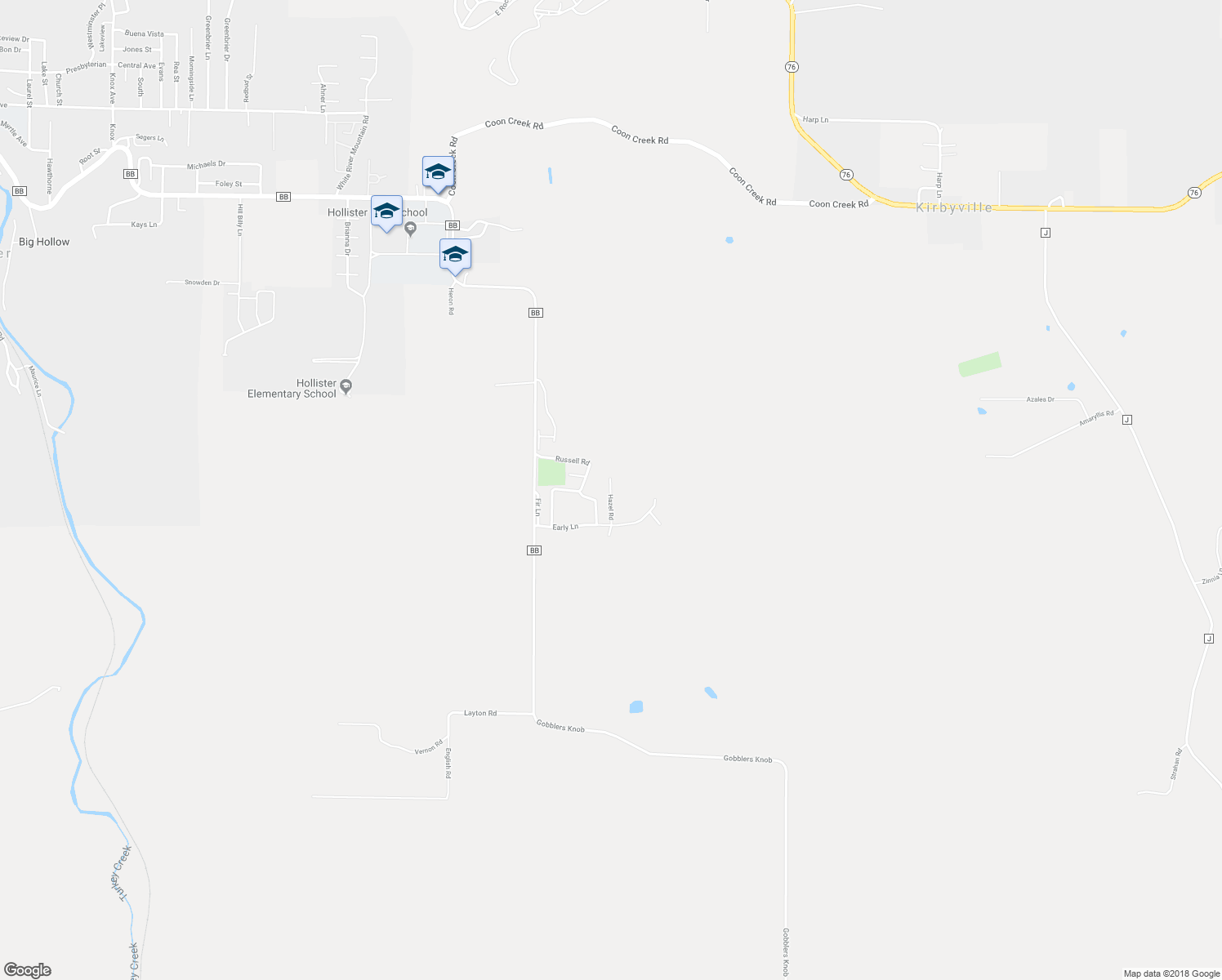 map of restaurants, bars, coffee shops, grocery stores, and more near 165 Hazel Road in Hollister