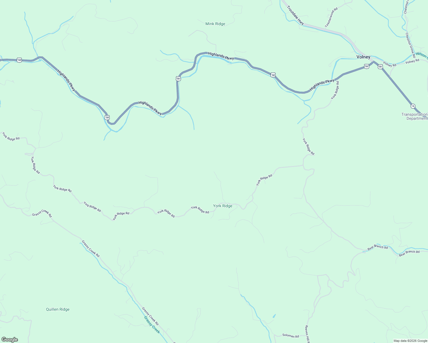 map of restaurants, bars, coffee shops, grocery stores, and more near 1901 York Ridge Road in Mouth of Wilson