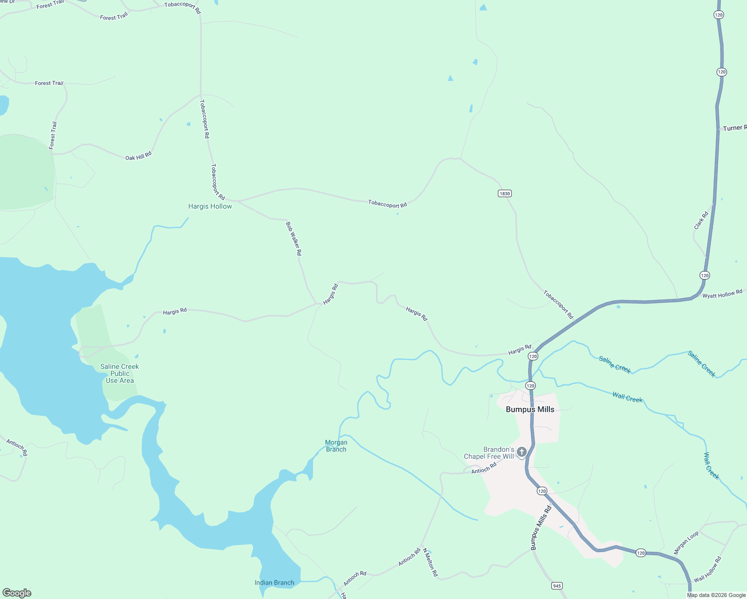 map of restaurants, bars, coffee shops, grocery stores, and more near 125-319 Hargis Road in Bumpus Mills