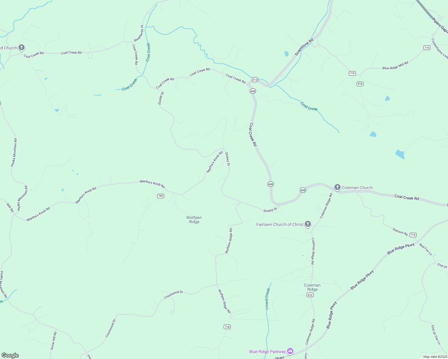 map of restaurants, bars, coffee shops, grocery stores, and more near 1230 Dickey Drive in Galax