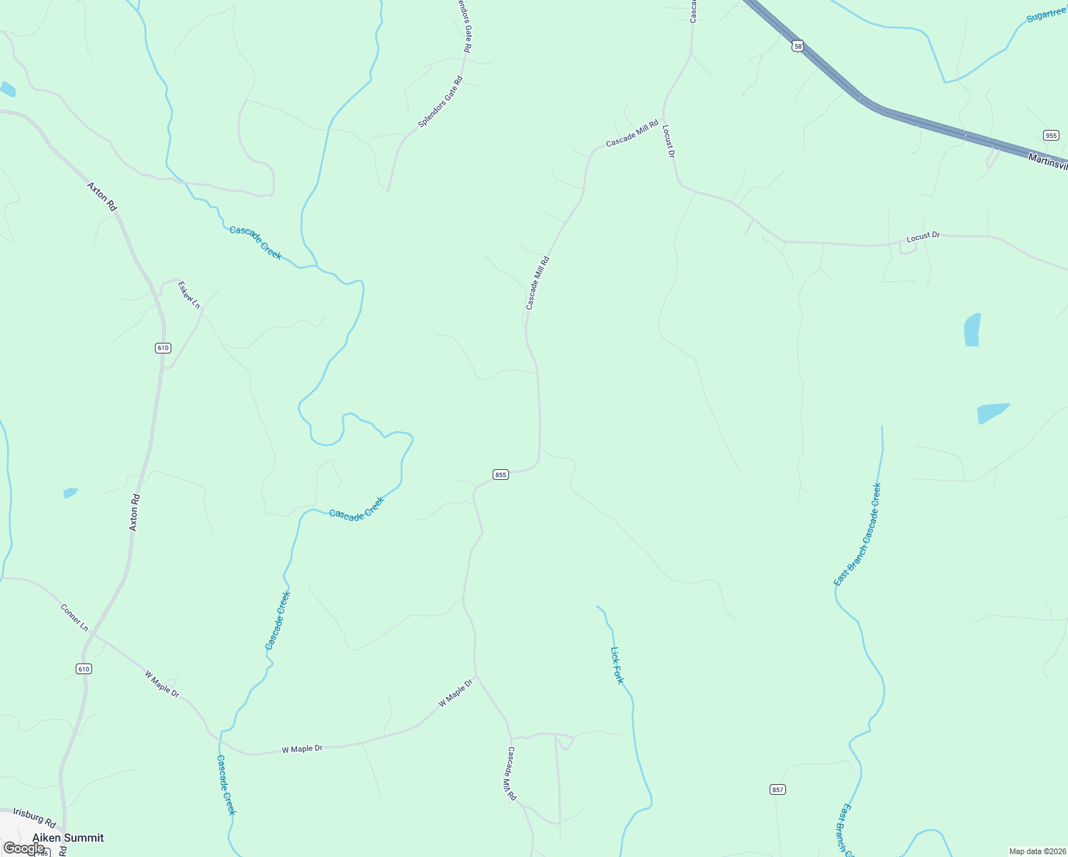 map of restaurants, bars, coffee shops, grocery stores, and more near 2036 Cascade Mill Road in Cascade