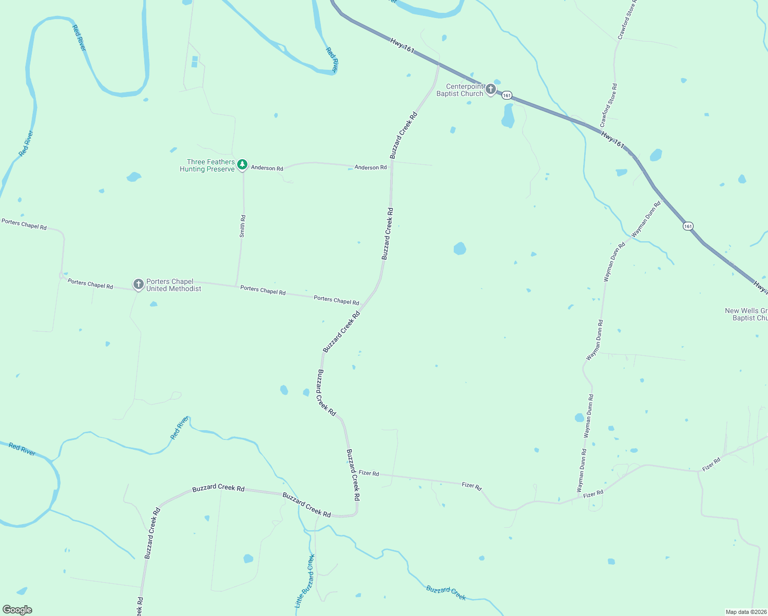 map of restaurants, bars, coffee shops, grocery stores, and more near 6285 Buzzard Creek Rd in Cedar Hill