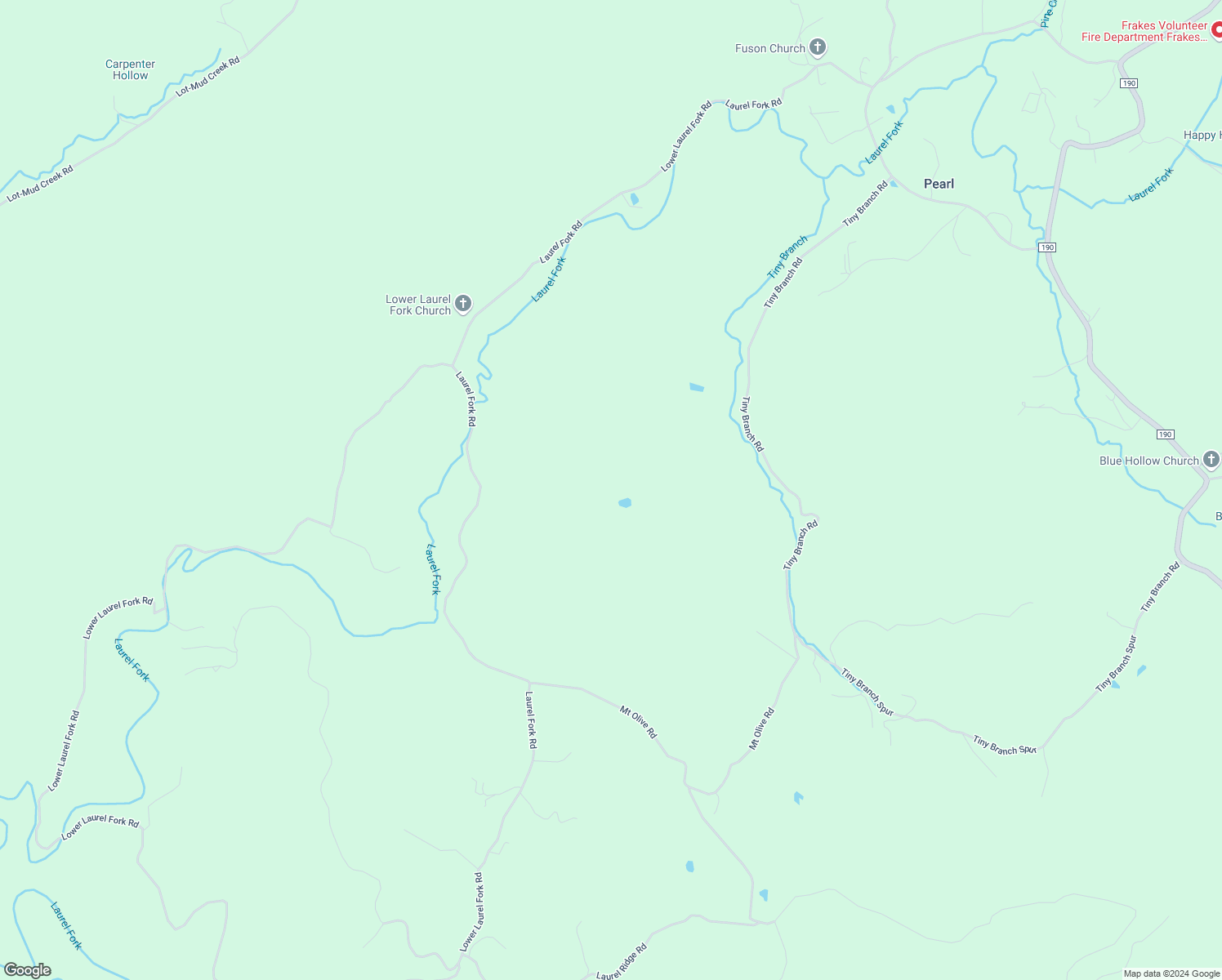 map of restaurants, bars, coffee shops, grocery stores, and more near in Laurel Fork