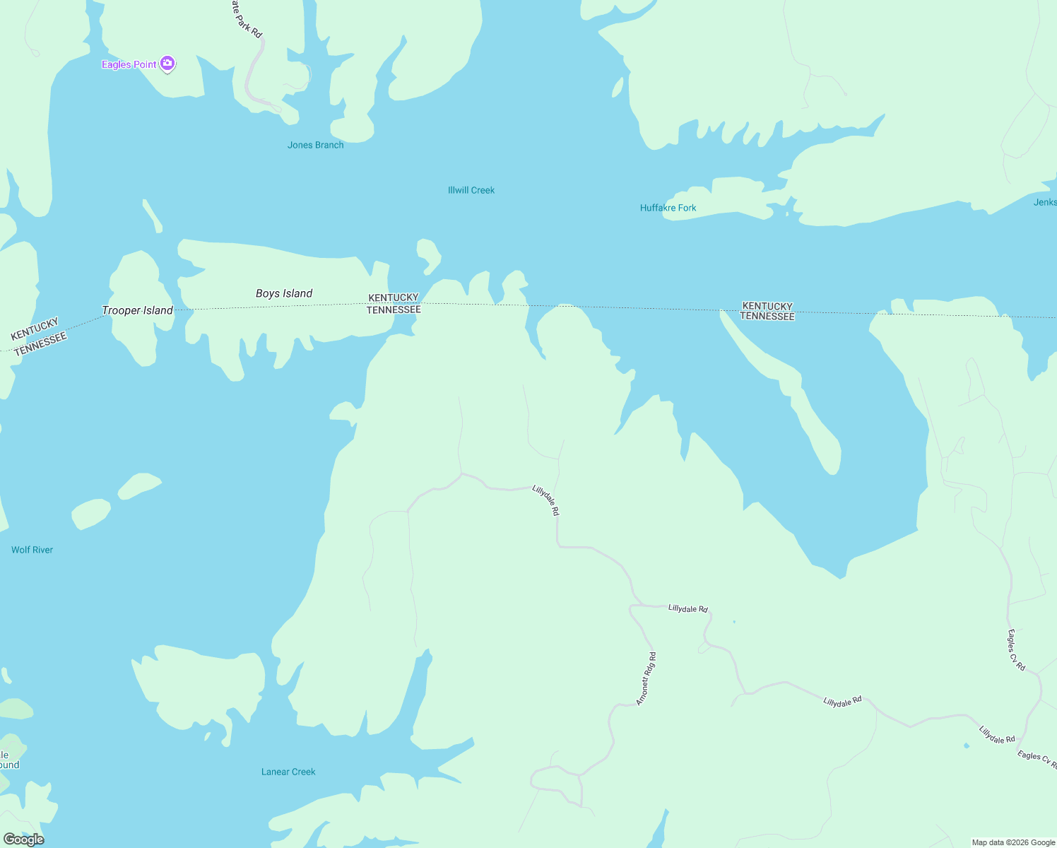 map of restaurants, bars, coffee shops, grocery stores, and more near Stoney Point in Pickett County
