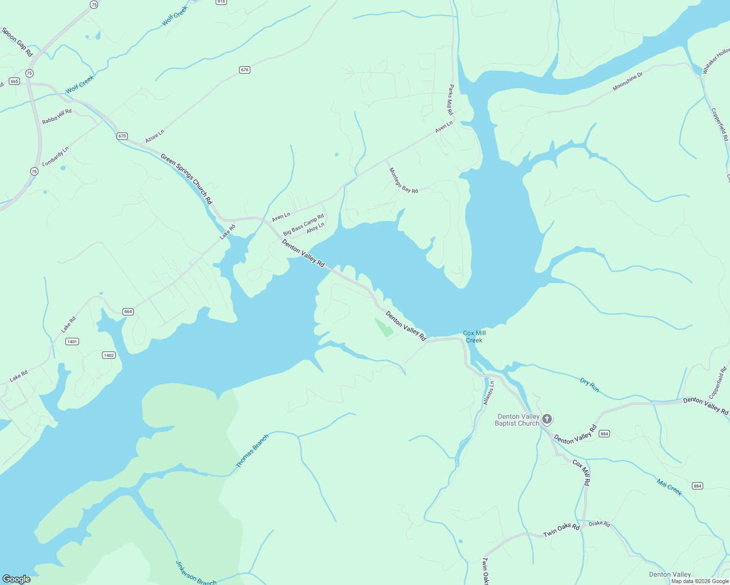 map of restaurants, bars, coffee shops, grocery stores, and more near 23284 Denton Valley Road in Abingdon