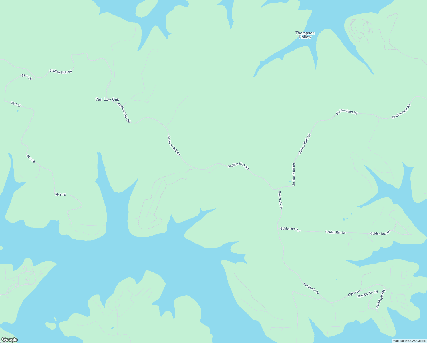 map of restaurants, bars, coffee shops, grocery stores, and more near 8446 Stallion Bluff Road in Shell Knob
