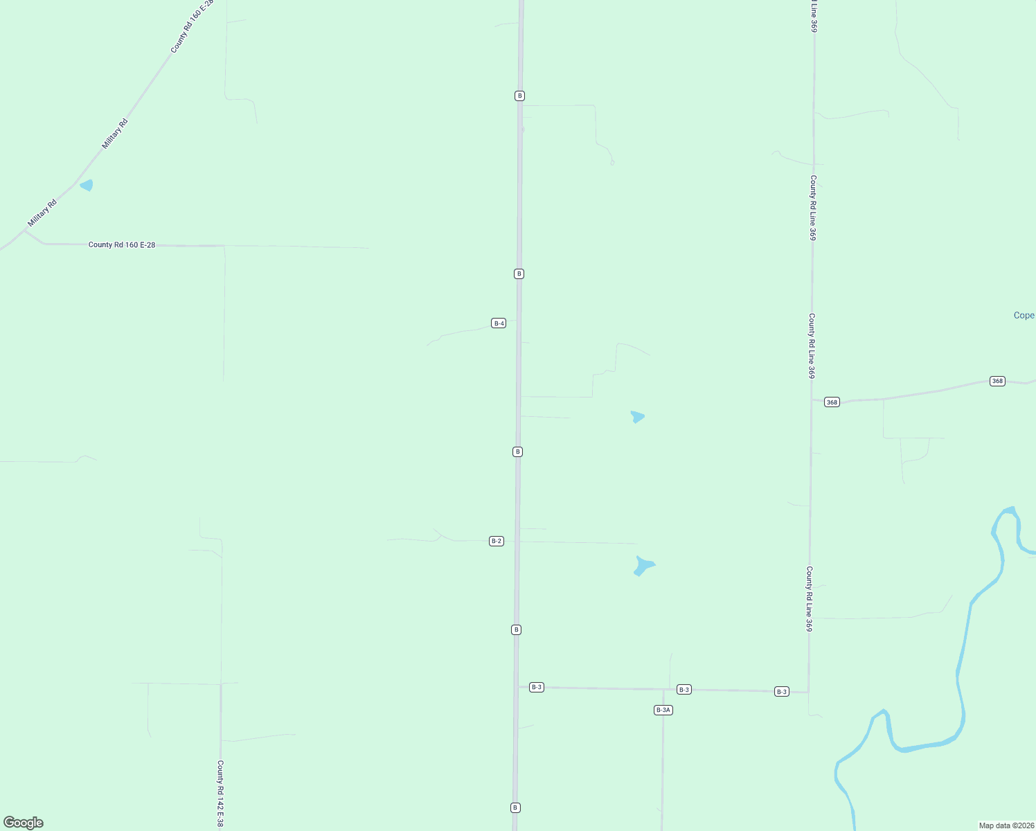 map of restaurants, bars, coffee shops, grocery stores, and more near State Highway B in Harviell