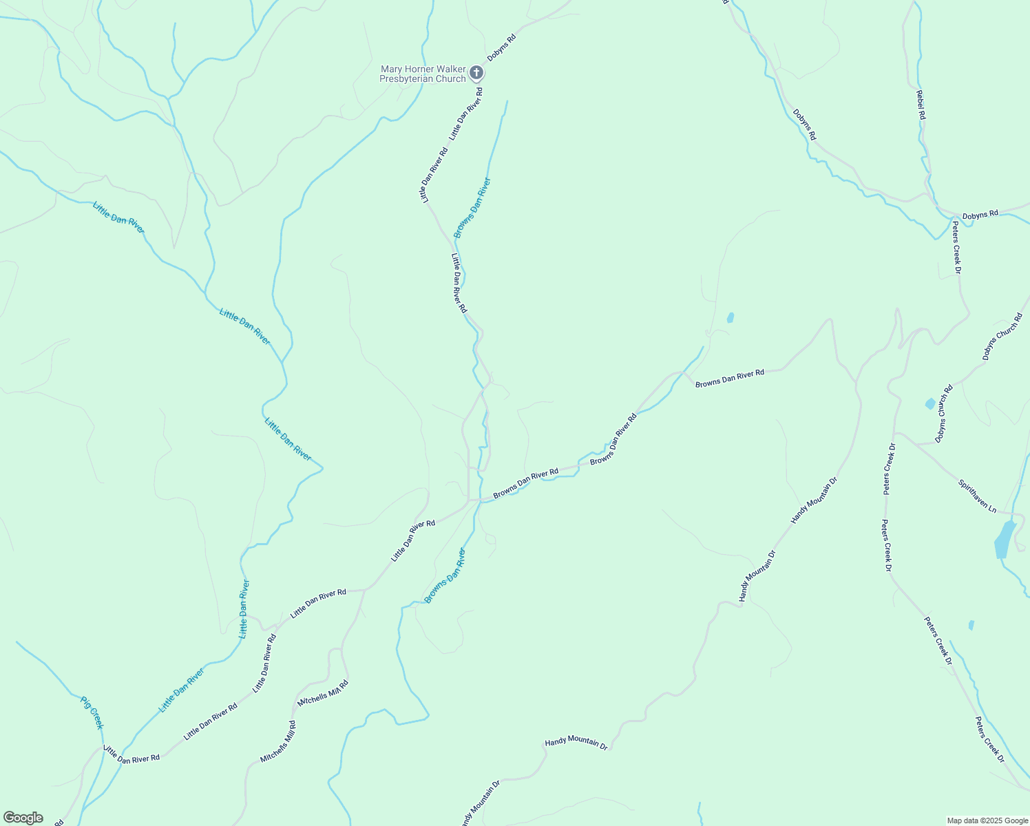 map of restaurants, bars, coffee shops, grocery stores, and more near 219 Browns Dan River Road in Claudville