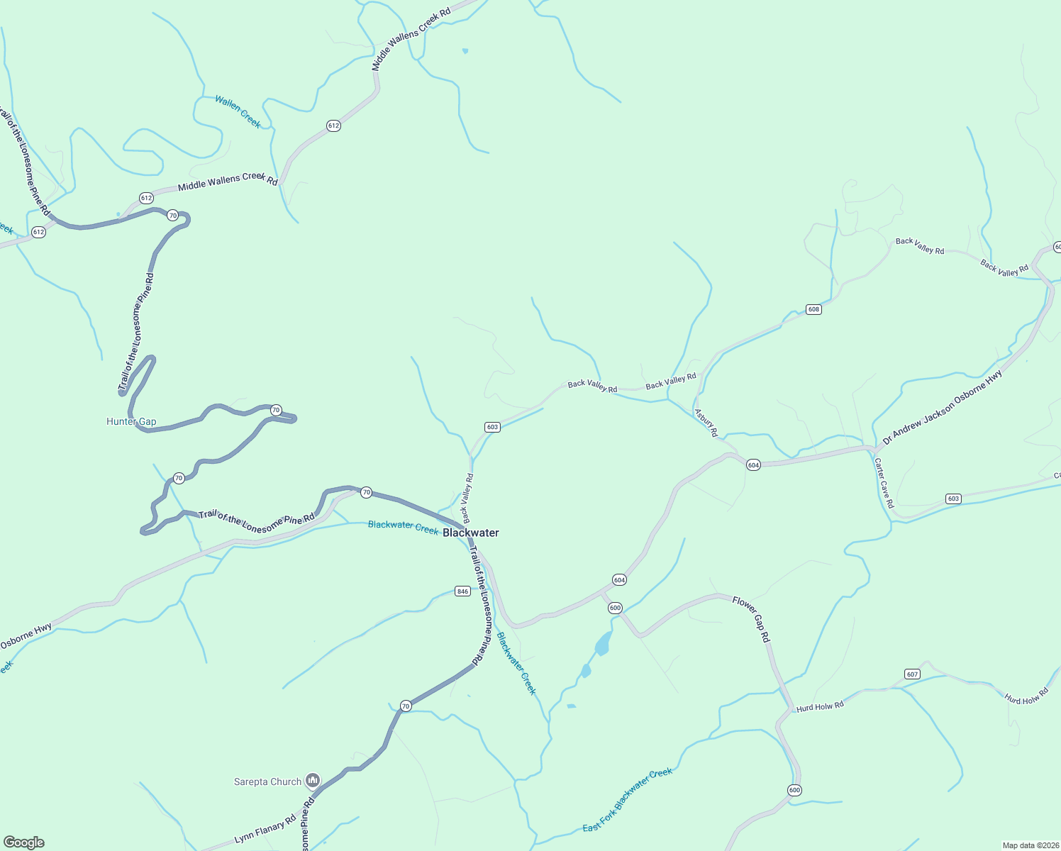 map of restaurants, bars, coffee shops, grocery stores, and more near 936 Old Harlan Road in Jonesville
