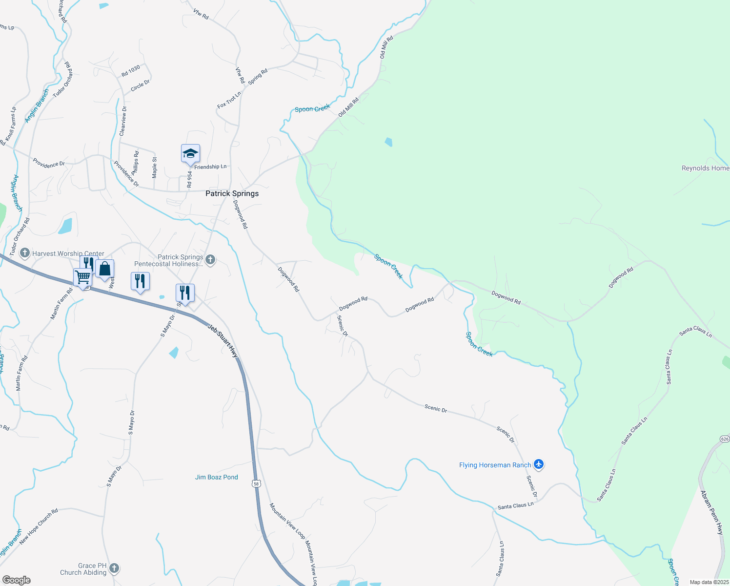 map of restaurants, bars, coffee shops, grocery stores, and more near 1781 Dogwood Road in Stuart