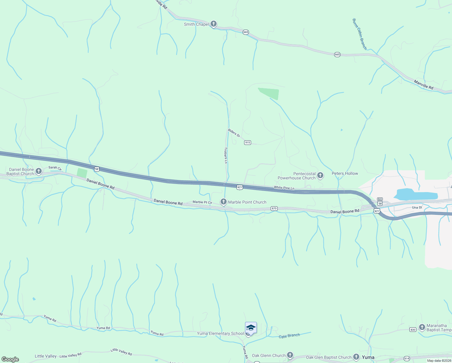 map of restaurants, bars, coffee shops, grocery stores, and more near 100 Trotters Lane in Gate City