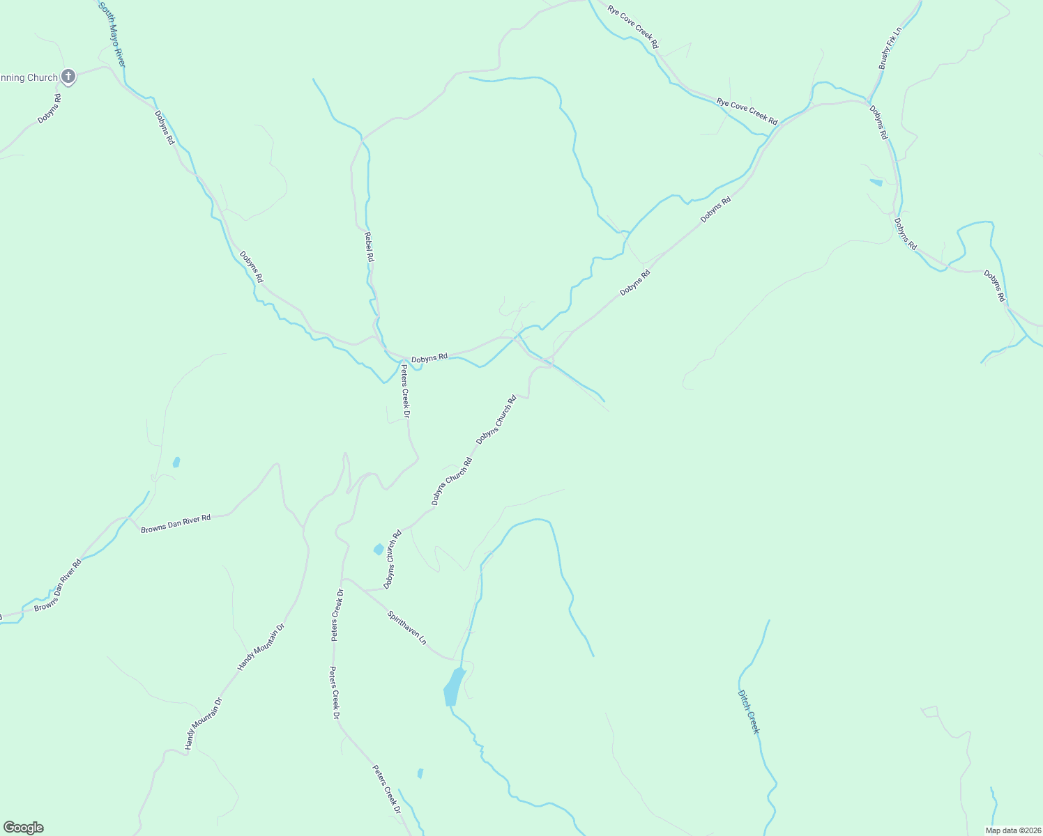 map of restaurants, bars, coffee shops, grocery stores, and more near 915 Dobyns Church Road in Stuart