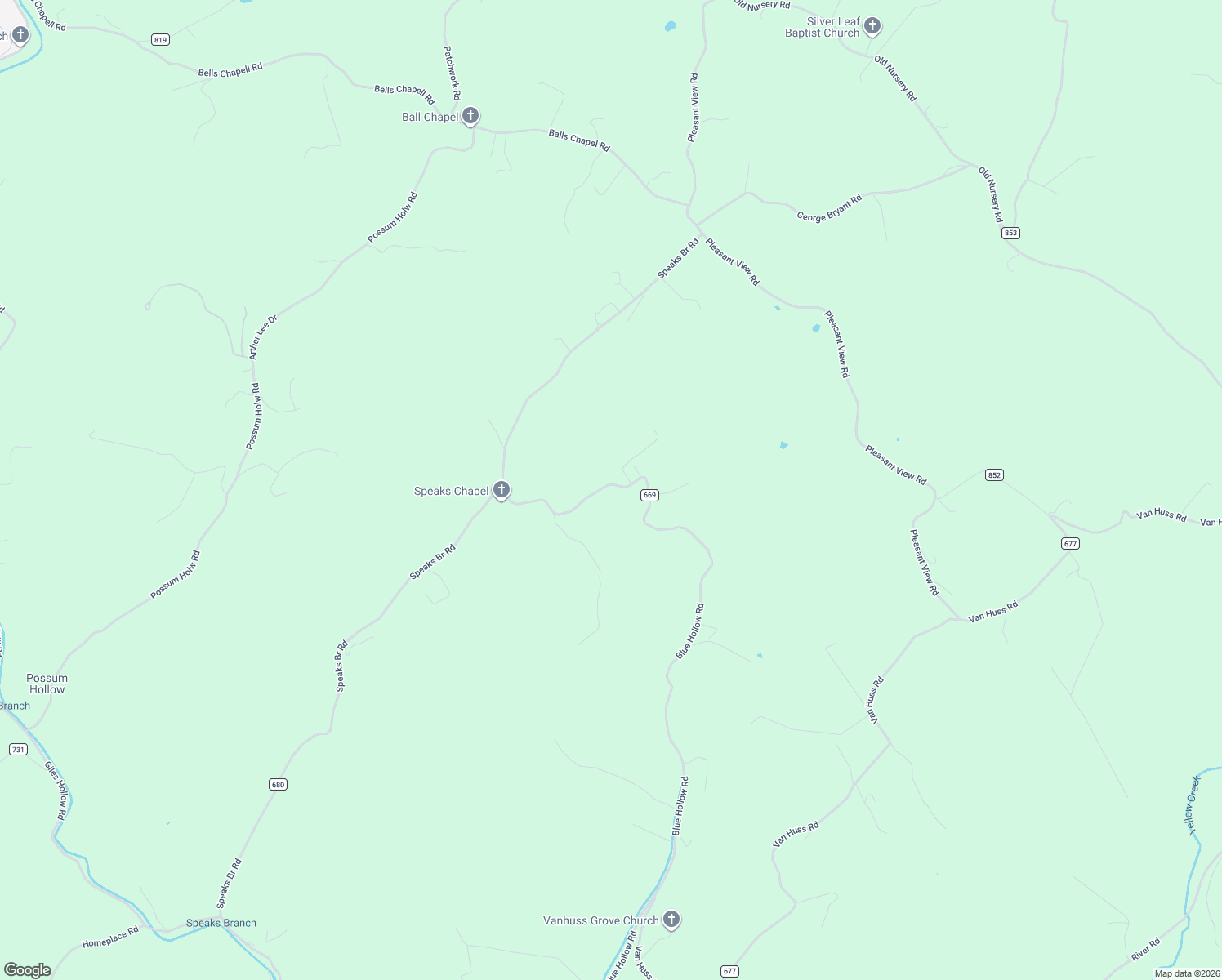 map of restaurants, bars, coffee shops, grocery stores, and more near State Road 669 in Rose Hill