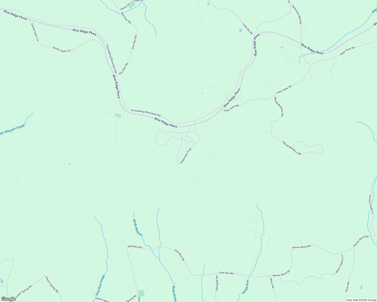 map of restaurants, bars, coffee shops, grocery stores, and more near Dogwood Trail in Ararat