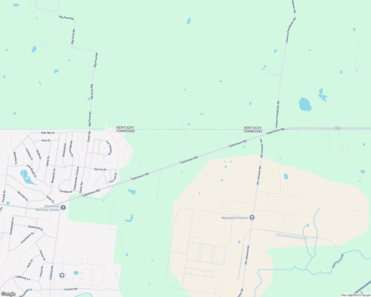 map of restaurants, bars, coffee shops, grocery stores, and more near 3841 Rowe Lane in Clarksville