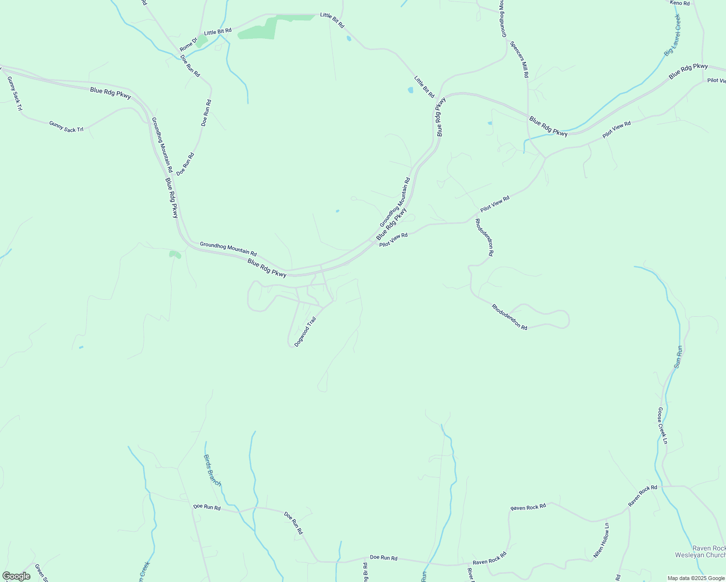 map of restaurants, bars, coffee shops, grocery stores, and more near 251 Groundhog Hill Road in Hillsville