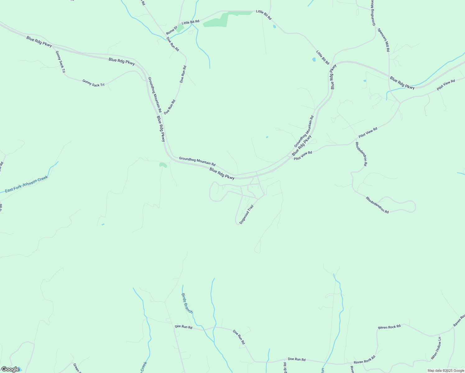 map of restaurants, bars, coffee shops, grocery stores, and more near 191 Buck Hollar Road in Hillsville