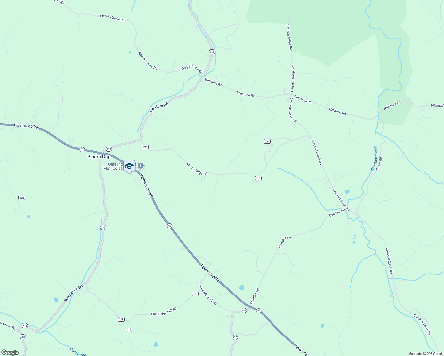 map of restaurants, bars, coffee shops, grocery stores, and more near 286 State Road 781 in Woodlawn