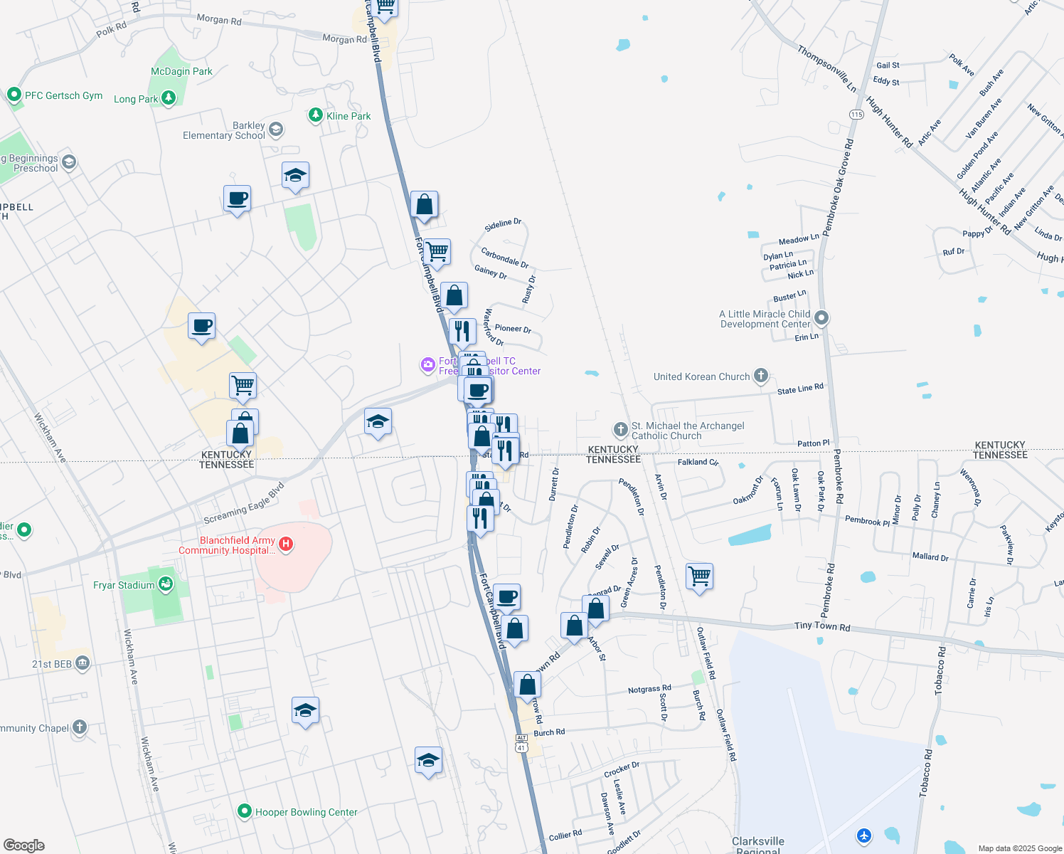 200 State Line Road, Oak Grove KY Walk Score