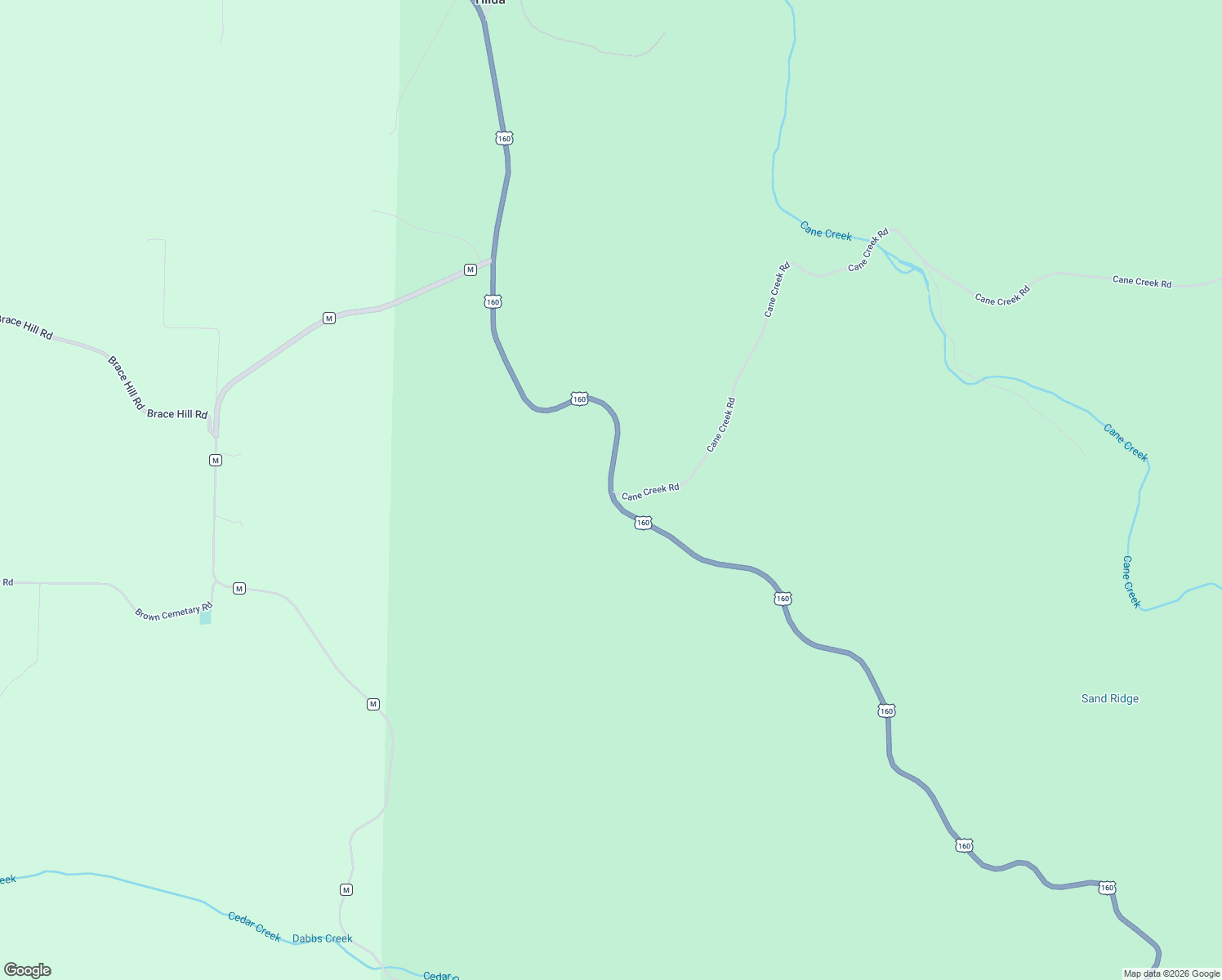 map of restaurants, bars, coffee shops, grocery stores, and more near 790 Cane Creek Road in Kissee Mills