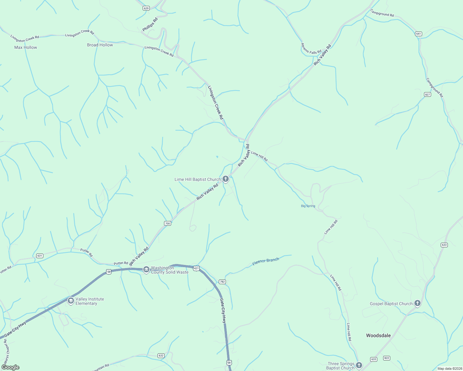 map of restaurants, bars, coffee shops, grocery stores, and more near 20479 Hoot Owl Road in Bristol