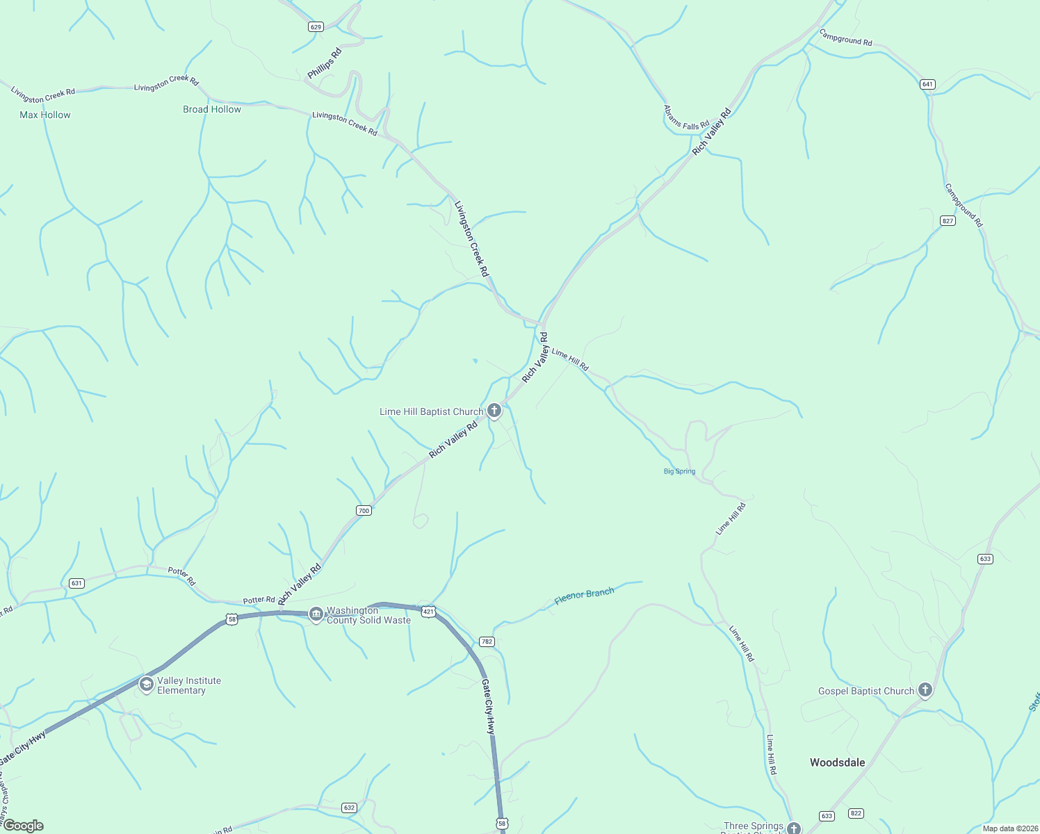map of restaurants, bars, coffee shops, grocery stores, and more near 20479 Hoot Owl Road in Bristol